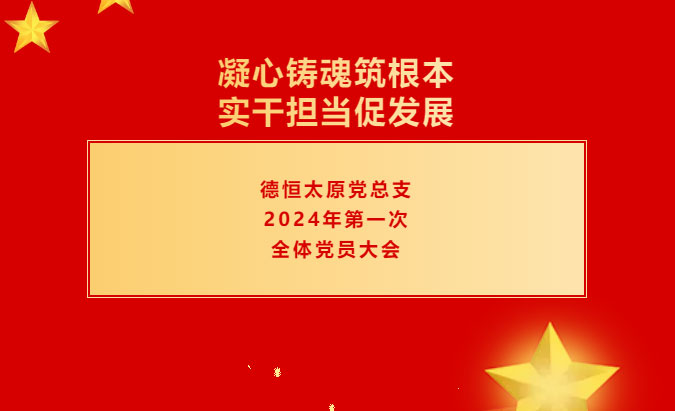 党建丨忠诚担当，规范有为，德恒太原党总支召开2024年第